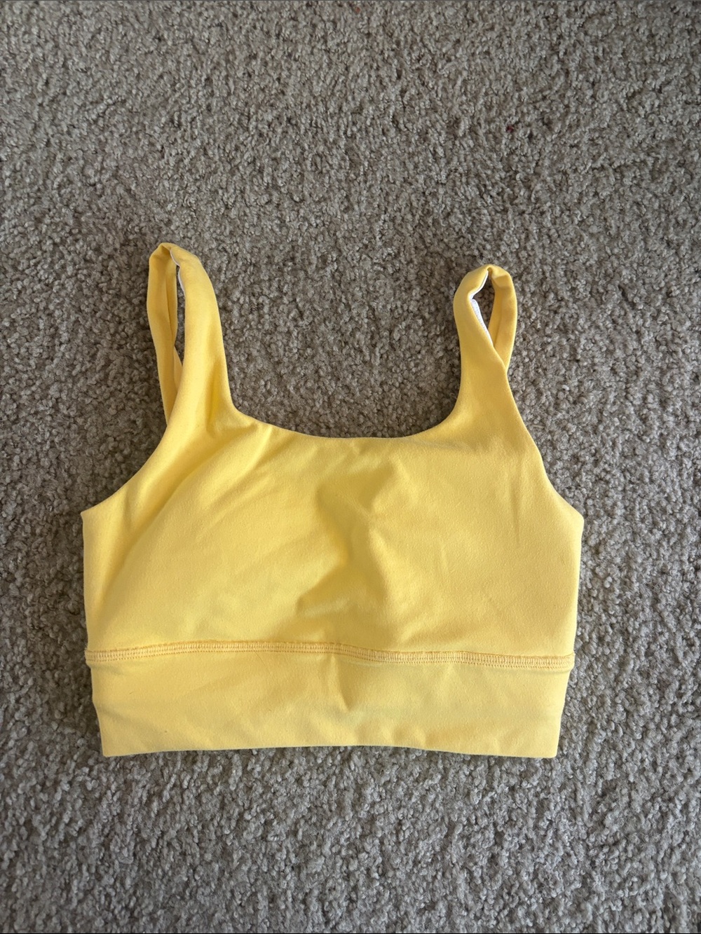 Yellow Women's Sports Bra - Comfortable Support